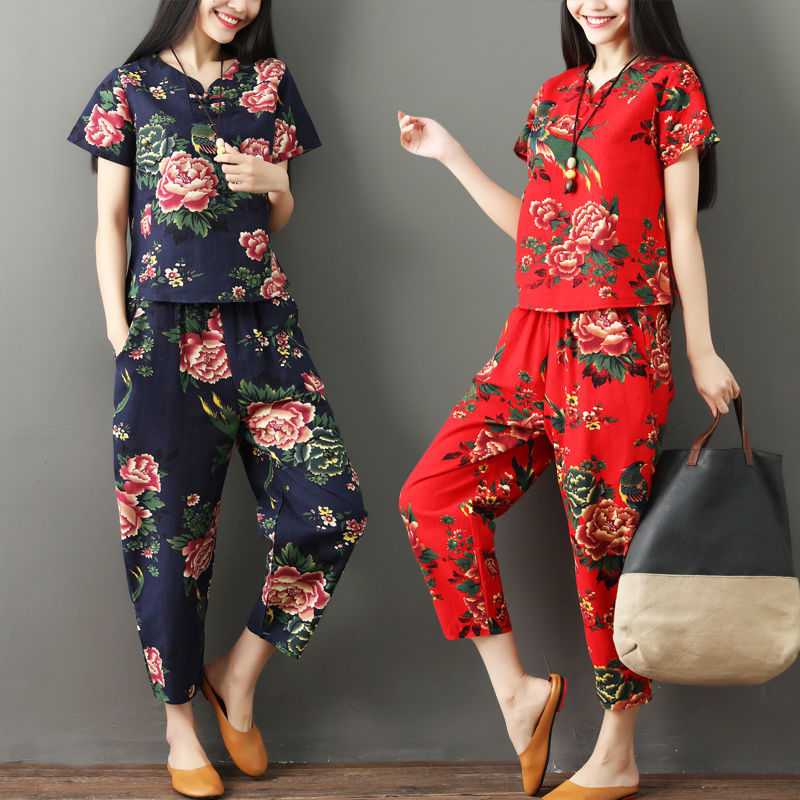 高跟鞋扔了吧!立秋特推:萝卜裤套装，视觉腿长2米，配小白极美