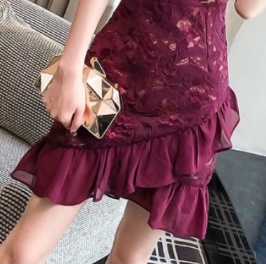 哇，46岁老婆真洋气!蕾丝裙+高跟鞋，参加聚会，美到惊艳全场