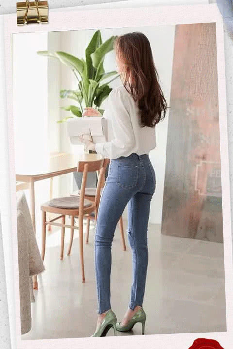  「优美」牛仔裤个性修身，让你拥有优美的身姿线条，在任何场合都可以