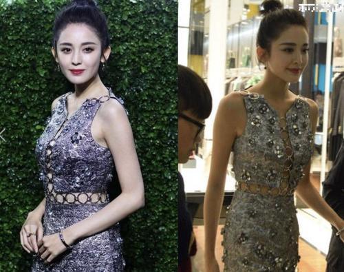 古力娜扎太猛！裙子用30个“银环”连接起来，网友：这都敢出门