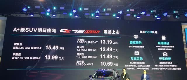  采用@长安CS75 PLUS正式上市，国产又一黑马