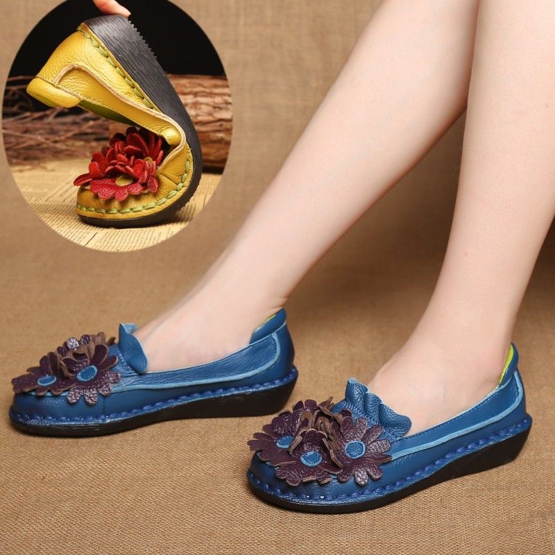 9月秋游，高跟鞋送人吧，老婆穿这样的懒人布鞋，漫步透气不累脚