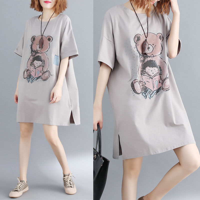 胖人不能穿裙子?不存在!这8款T恤裙，360度无死角的美