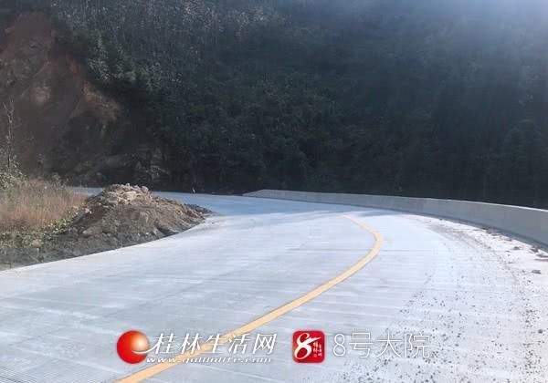 全州天湖的路修好了，从桂林出发2个多小时就能到达