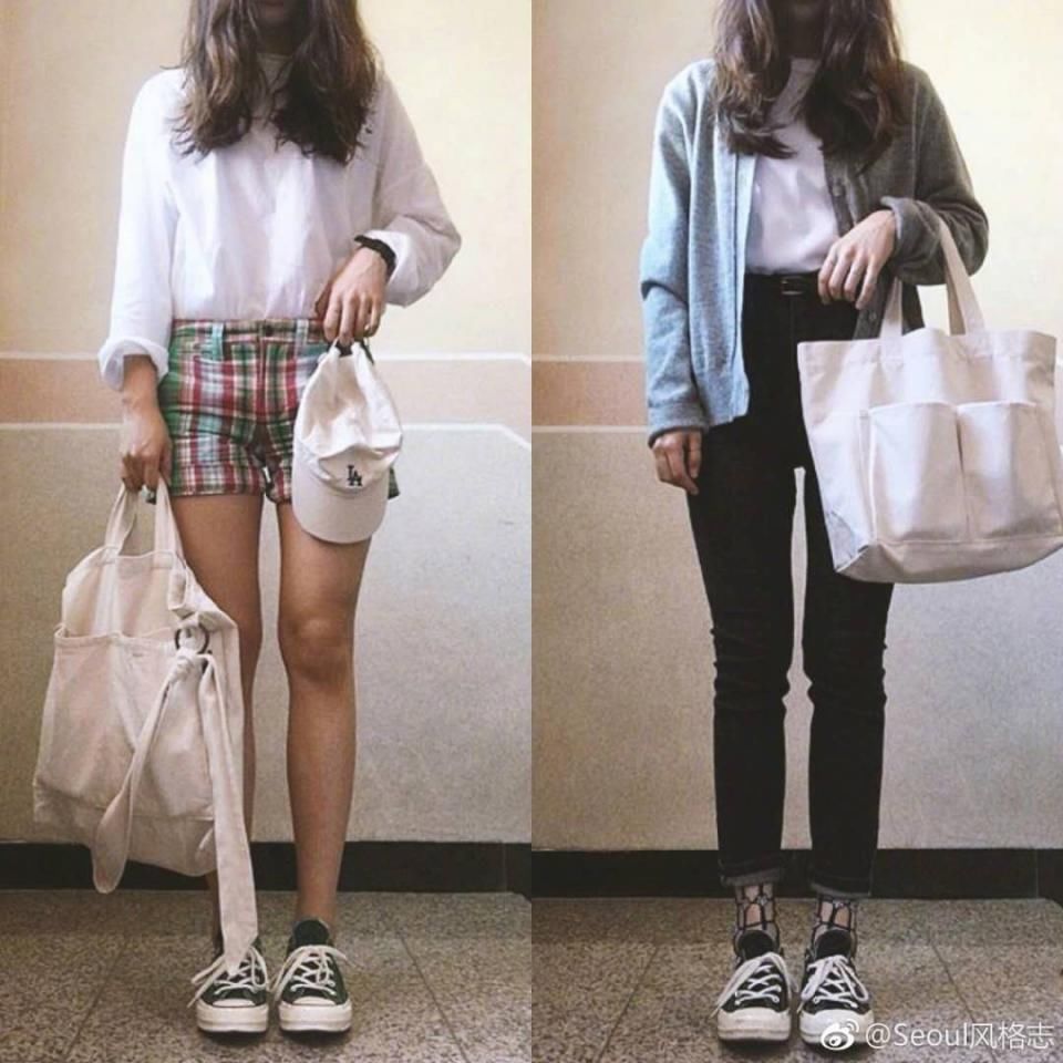 18款舒适耐看的初秋简约穿搭示范，细节是提升时尚感的point!