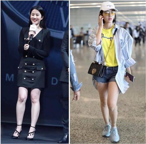 唐艺昕腿比刘亦菲宋茜还粗了，网友：之前说百斤就是胖，打脸了！