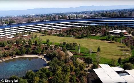 苹果最新总部“飞船校园”的幕后照片曝光,科技馆十足,多图