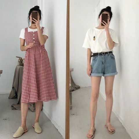 『人人』18套休闲少女风示范,简单又百搭,而且是衣橱里人人都有的单品