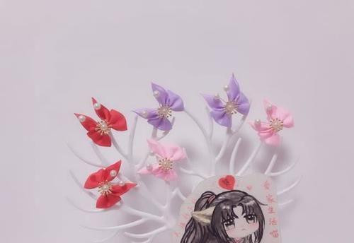  『螺纹织带』花开季节怎么能少了蝴蝶？来做个漂亮的蝴蝶发夹怎么样？