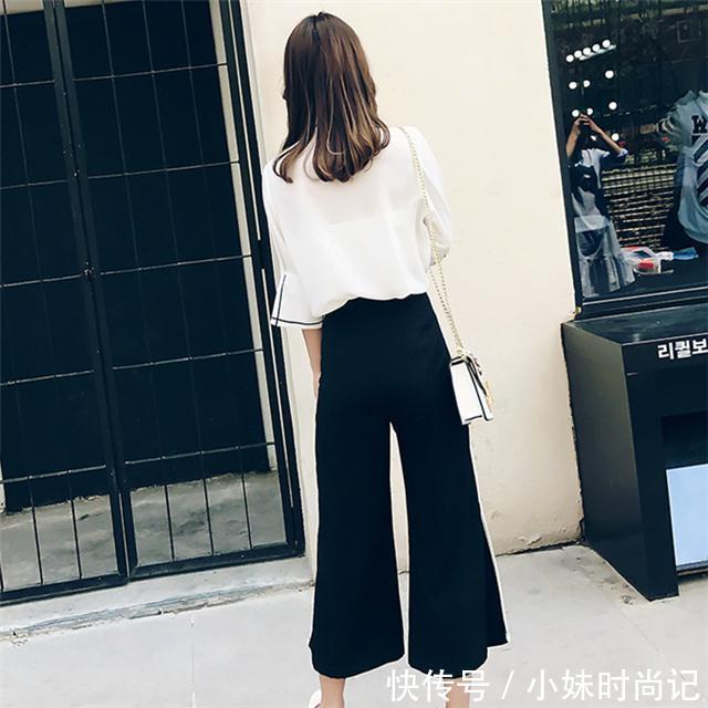  件套：30岁左右女性别穿太幼稚的衣服，时尚气阔腿裤套装，美丽不尴尬