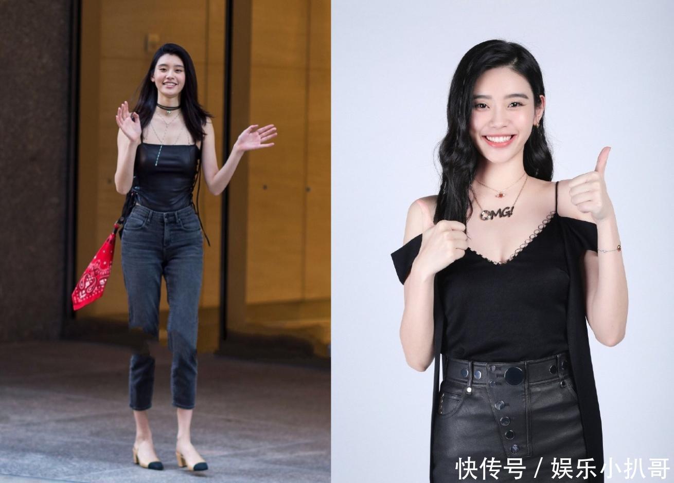 奚梦瑶还真是会玩,上身就只能遮住重点,转身的瞬间我呆了!