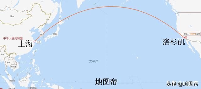 上海去洛杉矶的航班，为何绕弯飞过俄罗斯和加拿大？