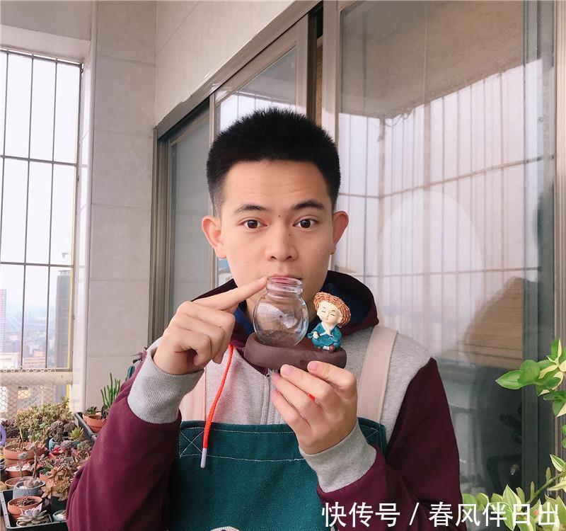 『小花』盆栽拍档:“和尚”小花器,圆叶小精灵,办公桌“新欢”!