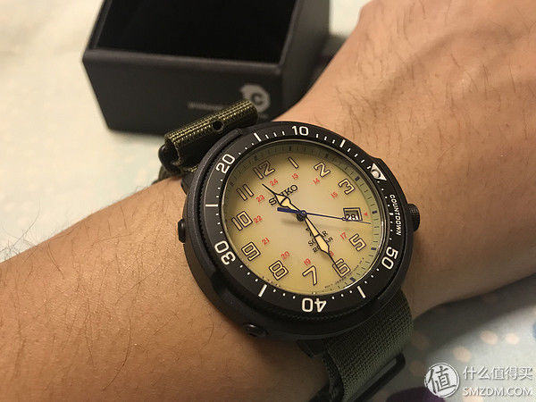 开箱:七夕购入精工小罐头，超级酷，感觉是我买的最值得一款潜水