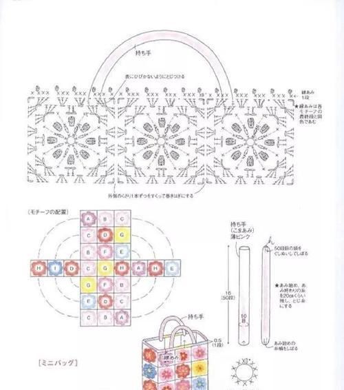  钩花：只要学会钩花片，各种各样的美包都不用买了，附钩织图解教程