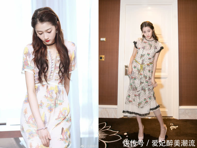 身高172的关晓彤，一旦秀起腿来挡都挡不住，裙子都提到胸了！