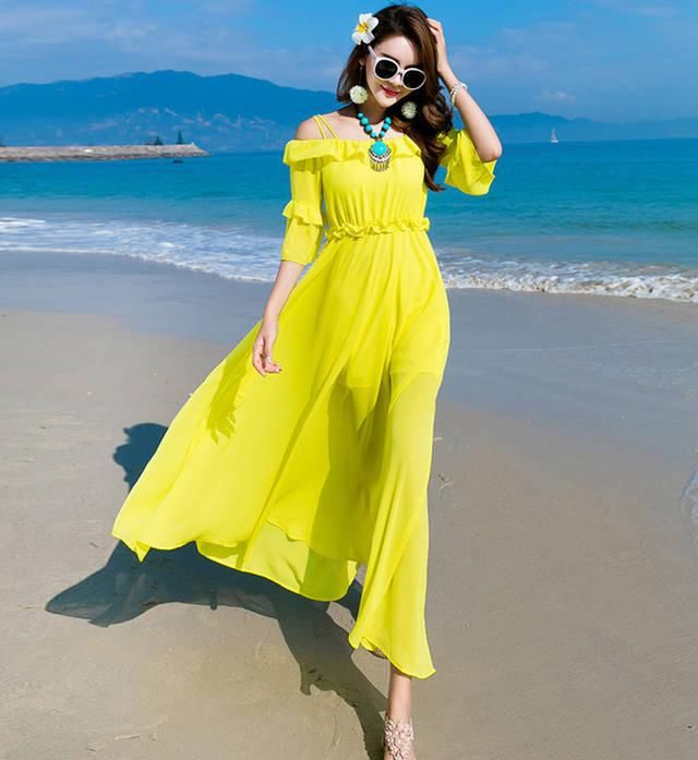  自由■波希米亚裙子好浪漫，30岁女性穿着很适合，充满着热情与自由