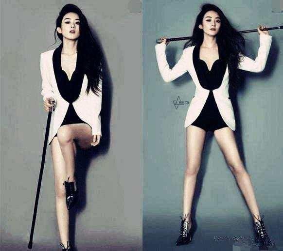 赵丽颖穿三角裤照片曝出，高调公布恋情，网友：没想到是他