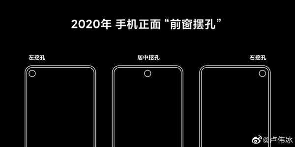  弹出■今年大多都是挖孔弹出屏甚少 卢伟冰：5G弹出屏研发难度实在太大