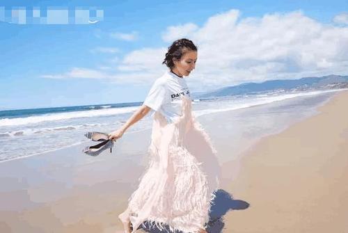 身高1米6, 腿长1米8, 去了一趟国外的吴昕美成这样