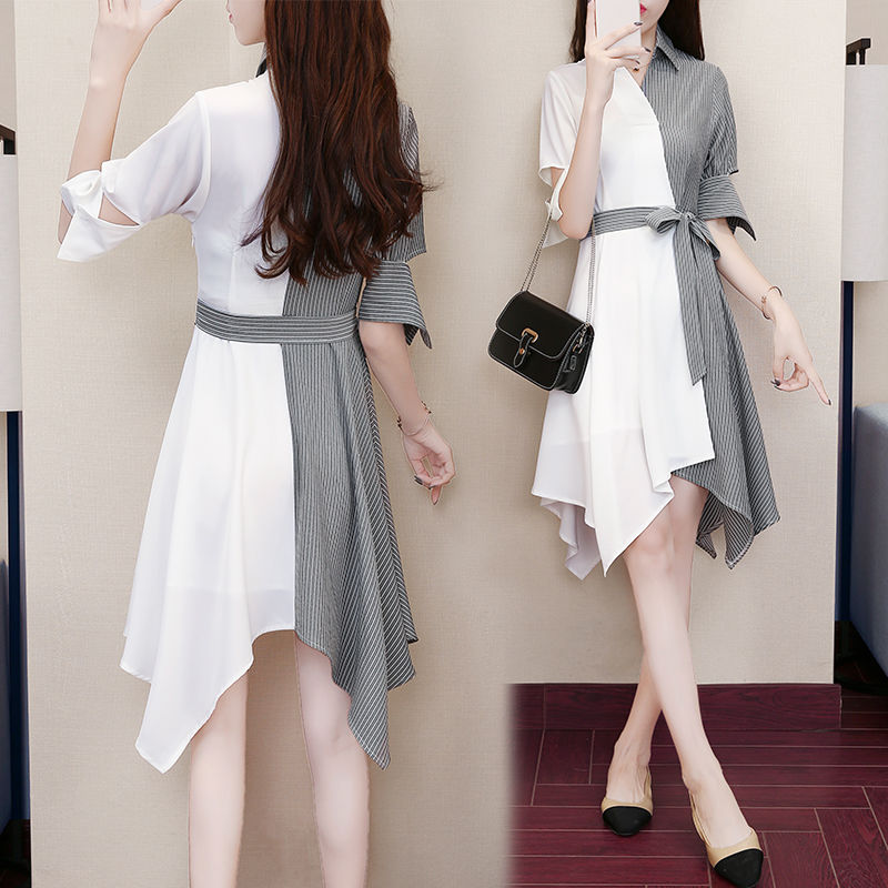 前凸后翘女人别穿套装，经典时尚百搭连衣裙，把性感身材绣出来