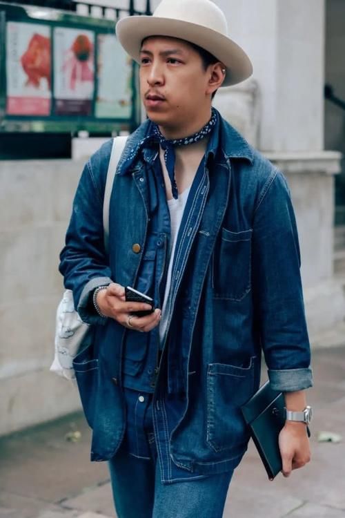  『蓝色』男士春天穿什么外套？这4款蓝色夹克，时髦又显品位