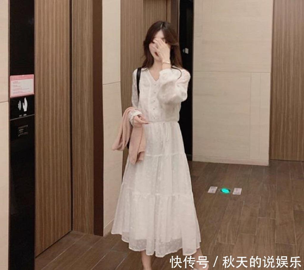 #气质#早春就要穿上连衣裙+平底鞋,穿上尽显气质与优雅!