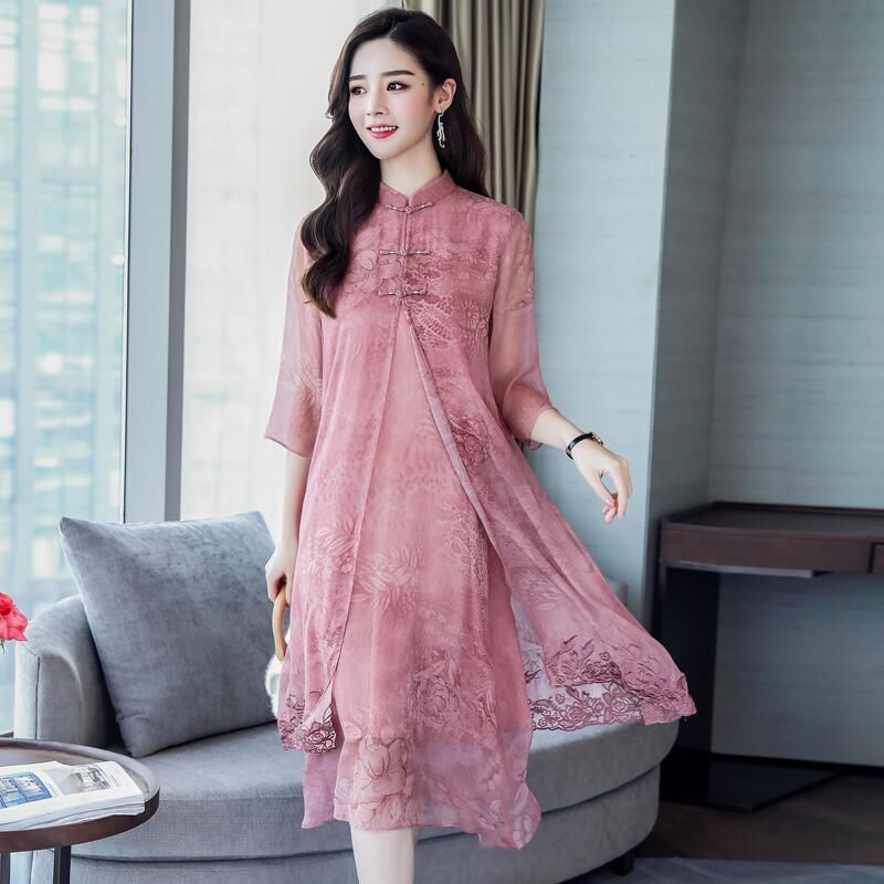 突然发现桑蚕丝裙，比真丝高贵，比欧式洋气，一辈子有一件就足够