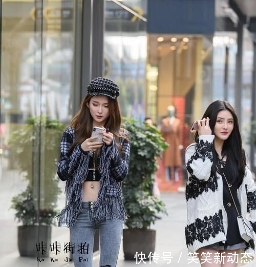  怦然心动■街拍：这么美的姐妹花，看了怦然心动