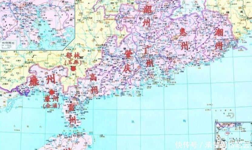  【广西省】广西省南部的三个地级市, 1955年, 为何被划分到了广东省