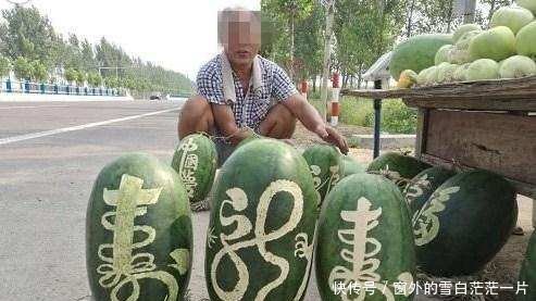  「儿子」老汉西瓜卖不出去堆积成山，可听了他儿子意见后，西瓜