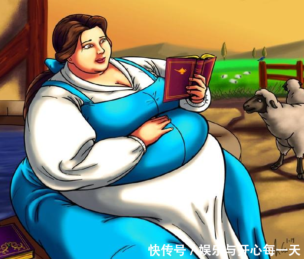 当迪士尼公主们吃成大胖子后，谁最丑呢，你猜