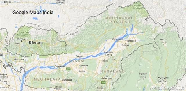 9万平方公里的领土争议,中印美三国谷歌地图各