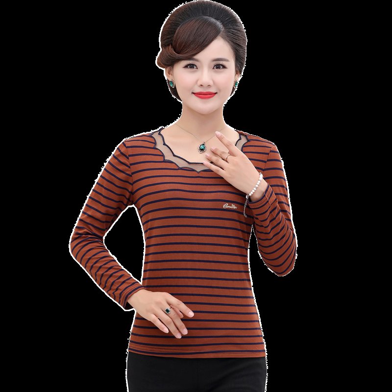 不喜欢穿裙子的妈妈有福了，看到这些打底衫，你肯定会带回去