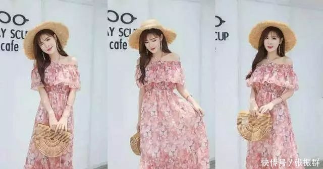 今年最流行的碎花连衣裙，搭配对的鞋子美太多！