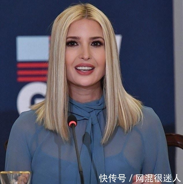  『穿成』伊万卡难得穿成小仙女，纱裙配暖色红唇摇曳生姿，凹凸感更不真实