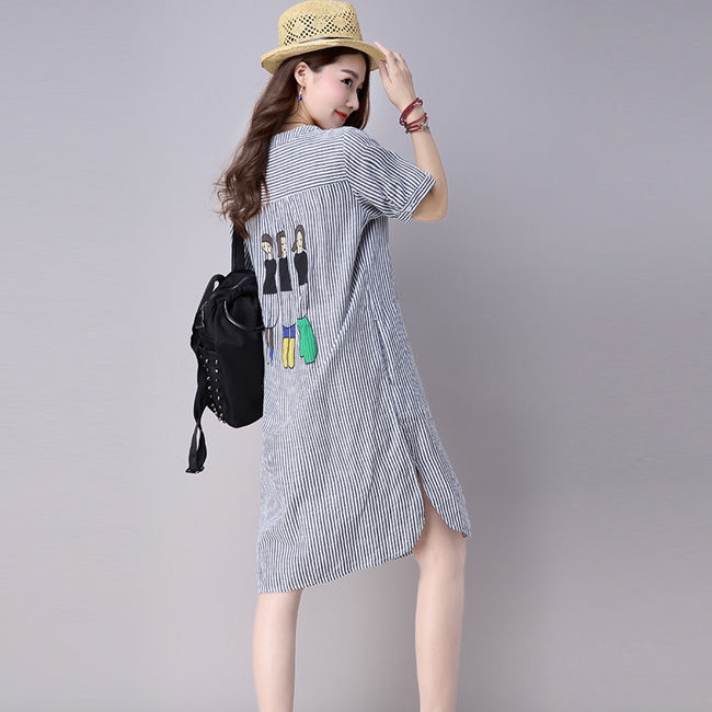 媳妇穿着这身棉绸裙，出门没人喊阿姨，让她偷着乐，确实洋气好看