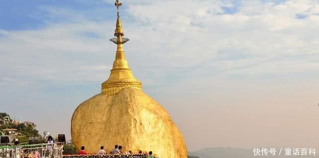 缅甸大金石重600多吨，屹立悬崖之上千年不倒，女人不允许触碰！