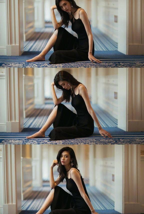 真服了奚梦瑶，穿成这样到国外，网友：不秀大长腿反而“露肋骨”