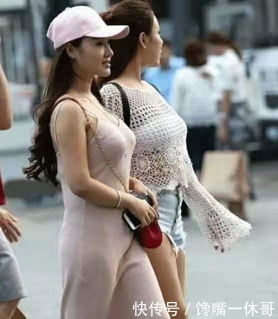  【感觉】一袭粉色连衣裙，清凉的装束，优雅的气质，恋爱的感觉