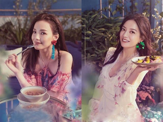 赵薇与舒淇都是42岁，同穿碎花连衣裙，网友:气质秒杀20岁姑娘!