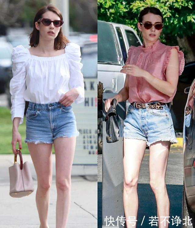  『EmmaRoberts』春季穿平底鞋如何搭配显高显瘦又时髦？跟EmmaRoberts学就对啦！