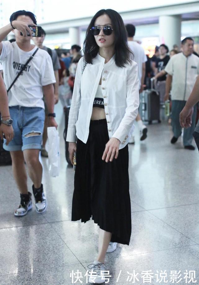 机场街拍 张韶涵 2018年6月8日,北京