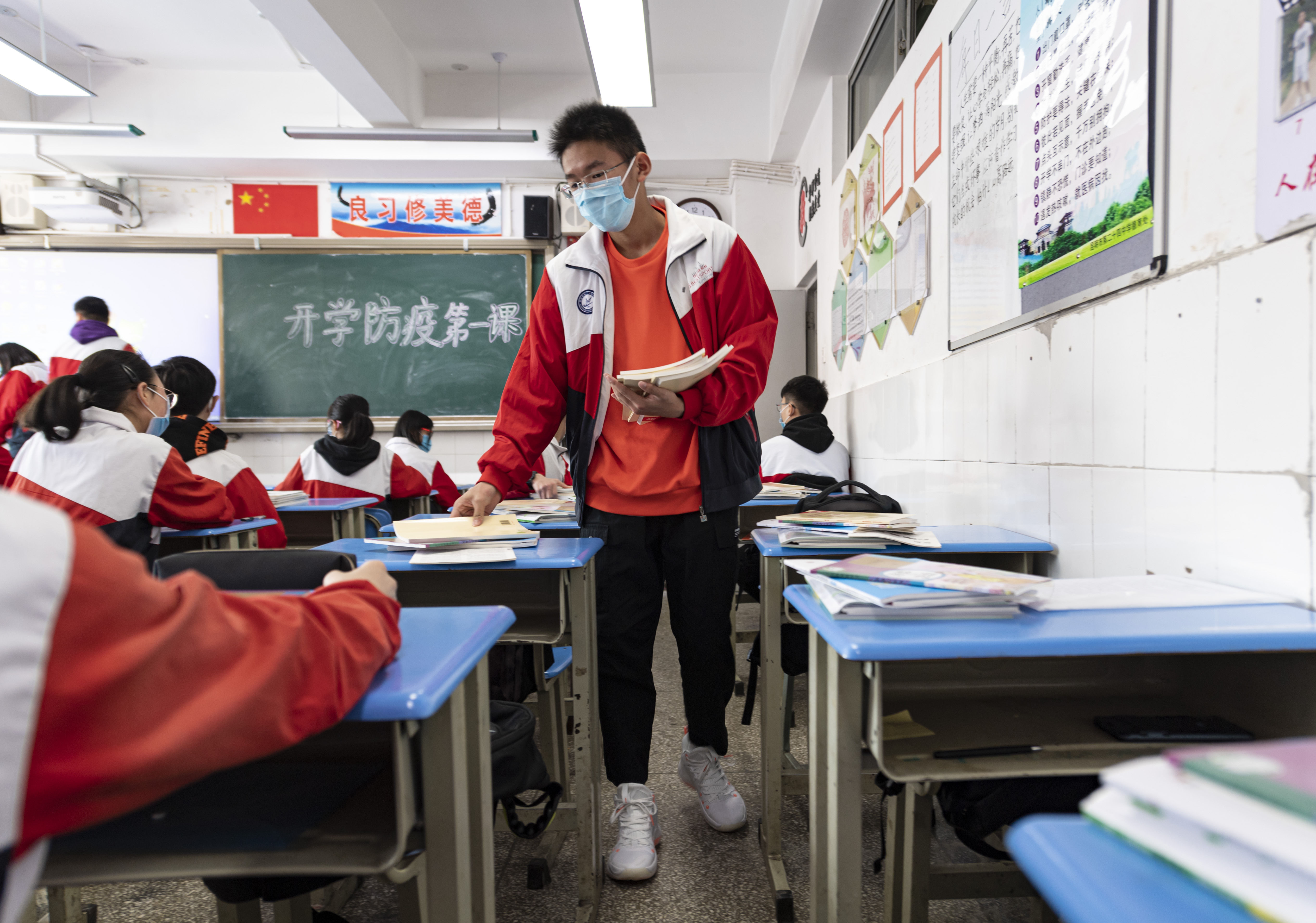 初三■昆明:初三学生的开学防疫第一课