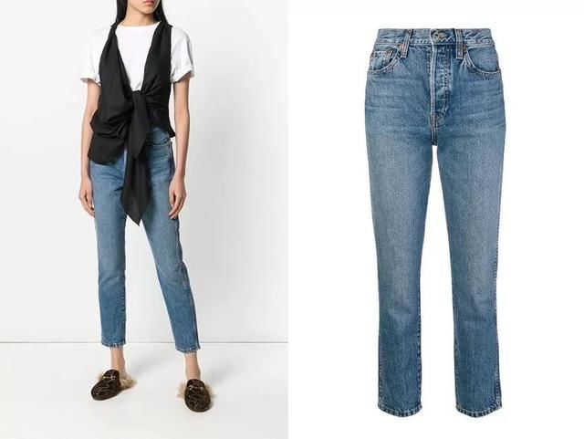 不骗你，刘雯衣橱里可能有180条牛仔裤!