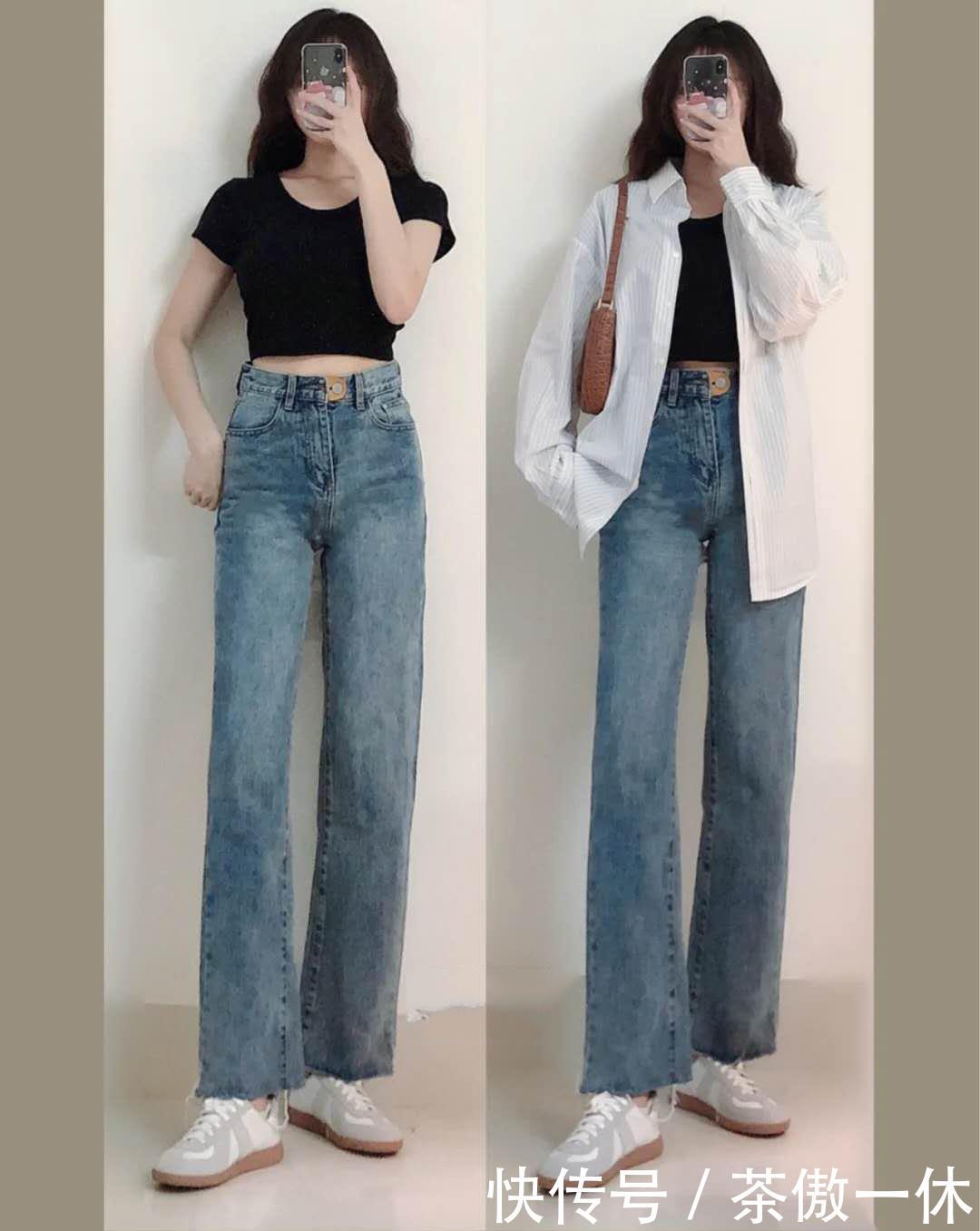 #梨形#梨形身材也能hold住的牛仔裤,赶紧了解一下