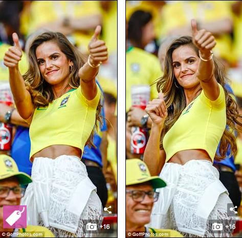 德国门将失落离场，维秘辣模女友透视装微笑臀上阵竟为劲敌加油