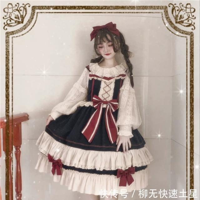 「蝴蝶结」高颜值复古小众洛丽塔洋装,Lolita女孩必入,少女心爆棚