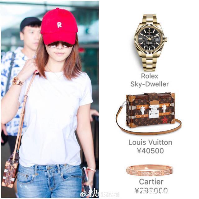 林心如一身装扮超73万，却穿出了73元的效果，网友：真任性