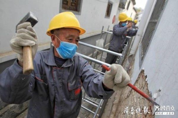 【传统】济南王府池子街施行立面改造，传统北方民具风貌将重现